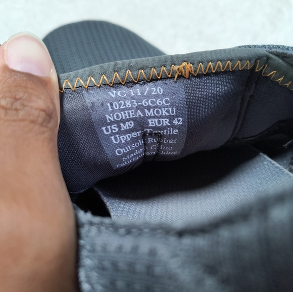 OluKai Nohea Moku Casual Drop Heel Gray Blue Shoes 10283-6C6C Men's Size 9 - Picture 7 of 7